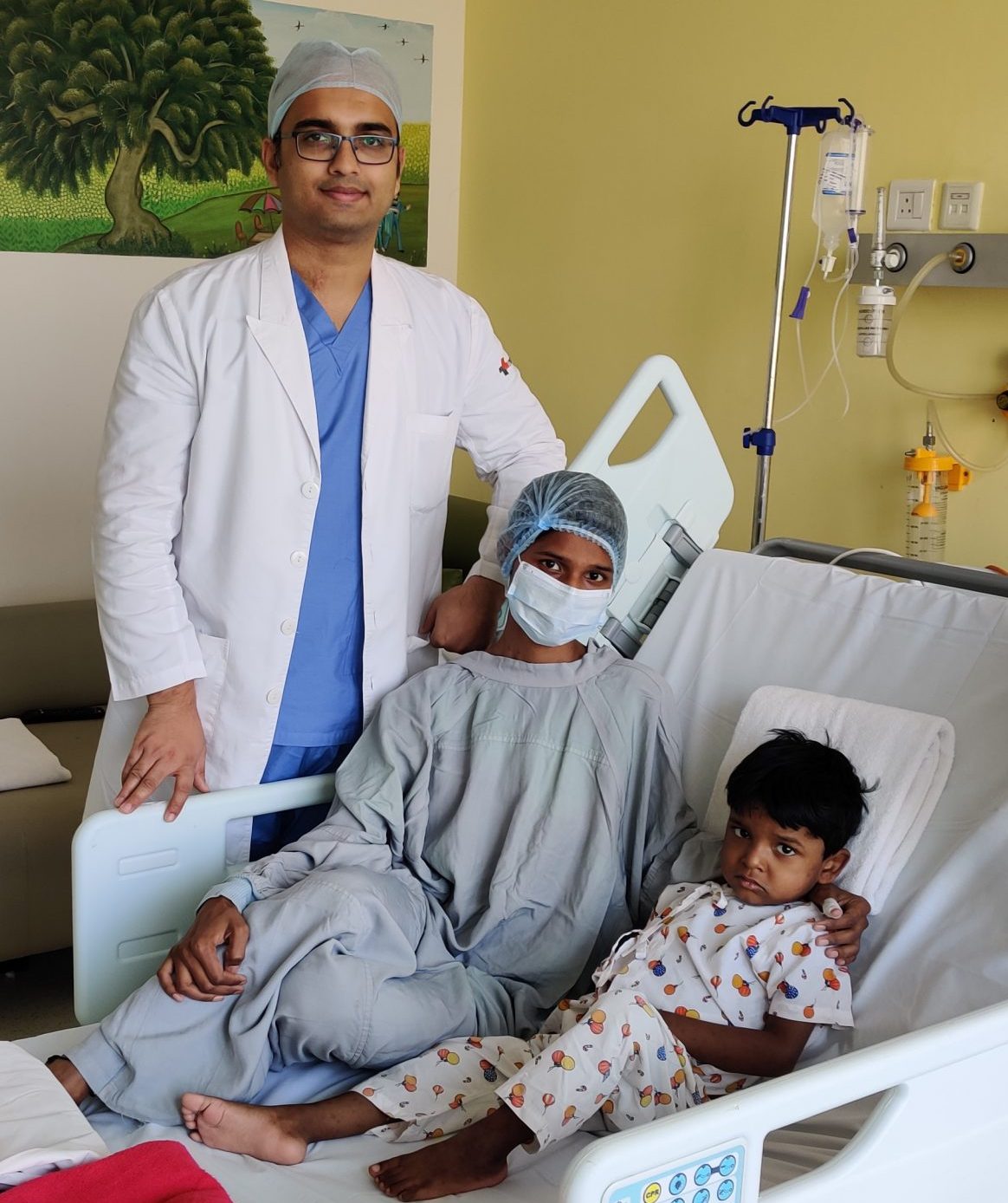 Successful Liver transplant from mother to 3 year old child